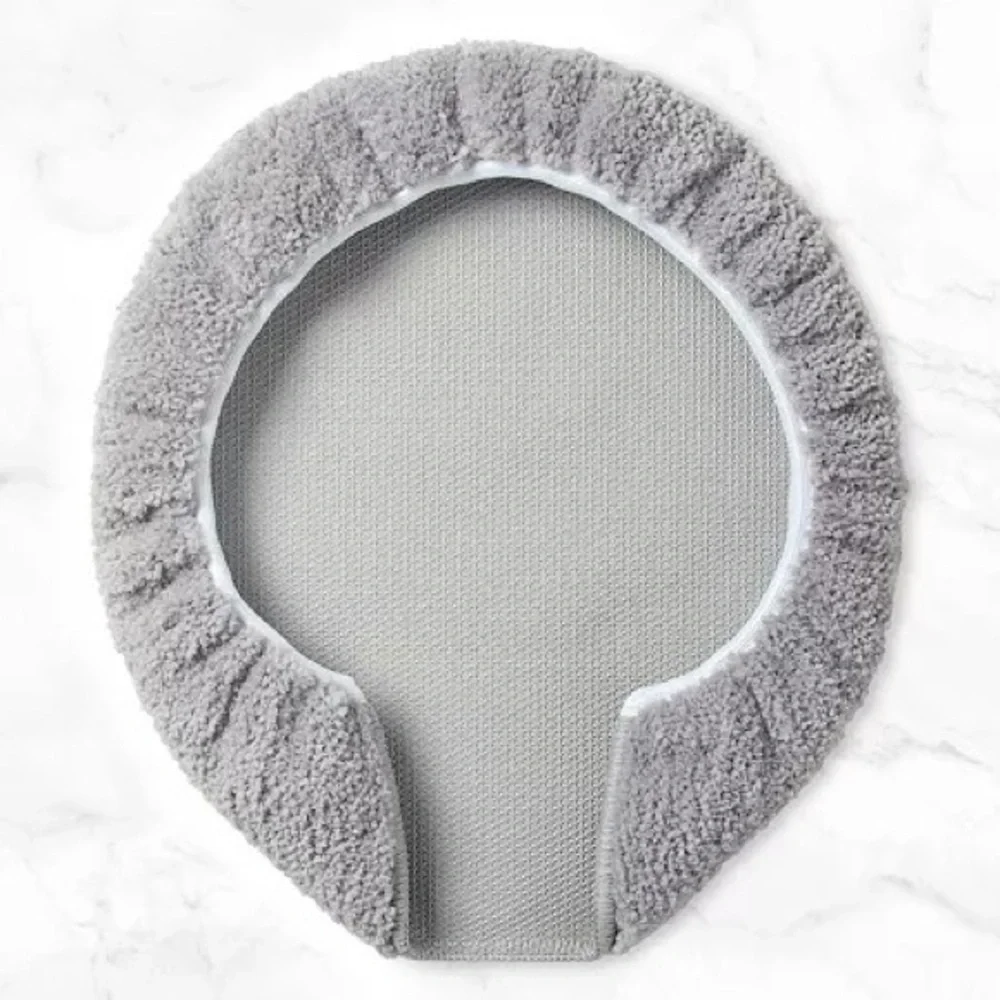 Town and Country Grey Toilet Lid Covers, One Size, Gray